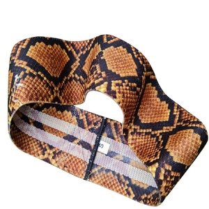 Snake Print Loops Custom Gripper Elastic Resistance Glute Hip Circle Fitness <b>Legs</b> Workout Booty Bands - Product Image 2
