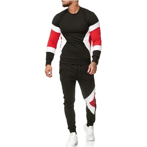 Trajes de sudor personalizados para hombre, venta al por mayor, chándal de entrenamiento para gimnasio, chándales informales de fitness con logotipo bordado, opciones de talla grande - Product Image 4