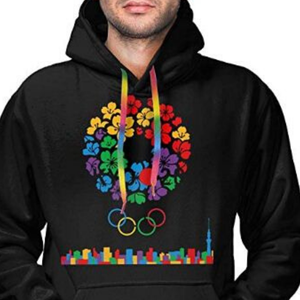 Sweat à capuche homme de marque personnalisée de haute qualité impression polaire de coton éponge français - Product Image 2