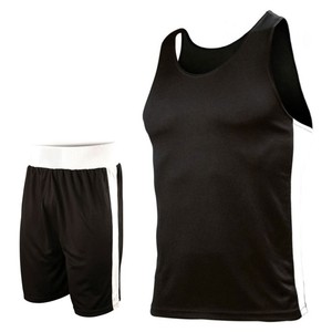 Maillot de boxe sans manches de haute qualité ensemble de vêtements de sport pour hommes unisexe grande taille respirant pour adultes - Product Image 1