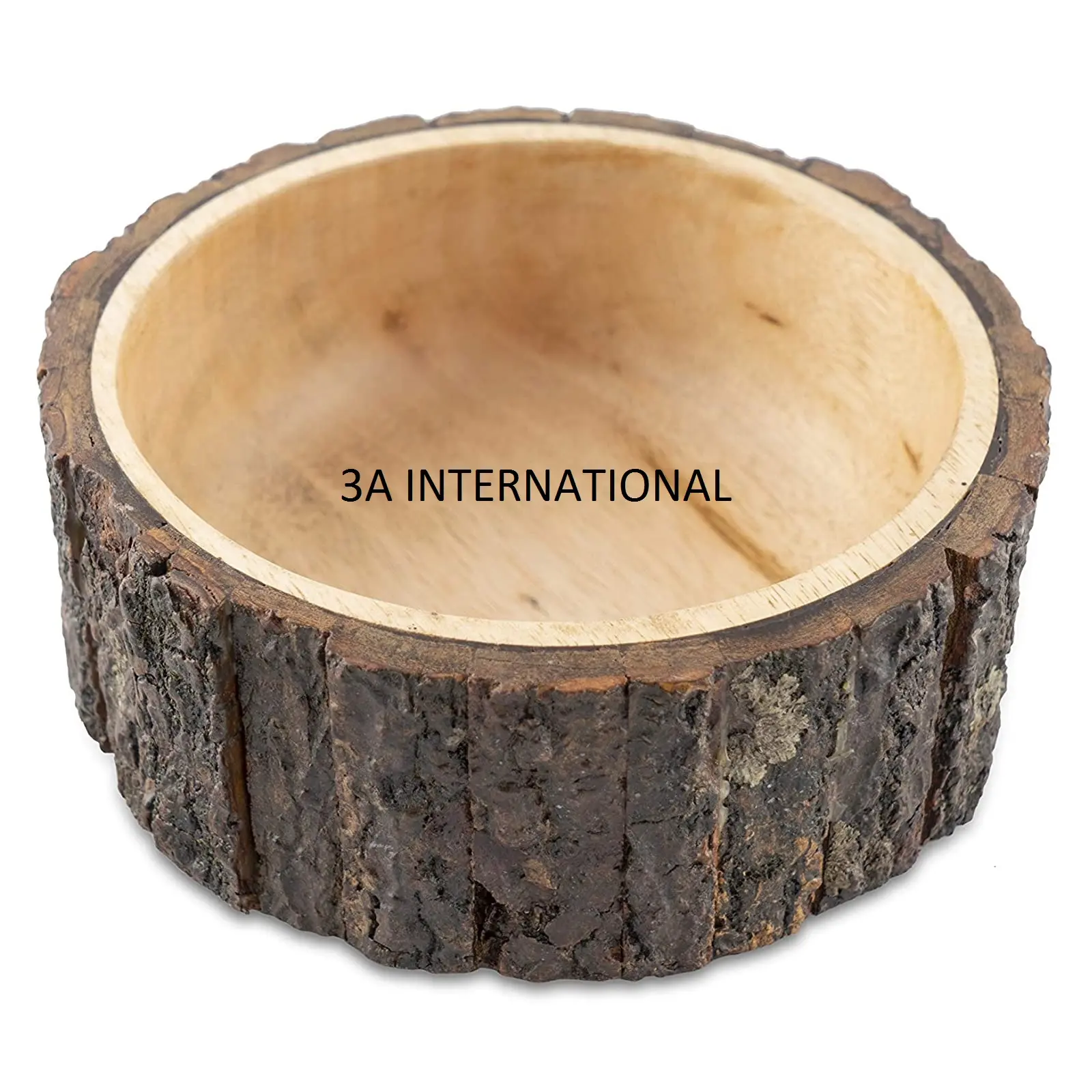 Bol en bois rustique de forme ronde, simple et Unique, utilisation pour les hôtels et les restaurants, vaisselle pour serveur, Dessert, bol Antique, à prix abordable