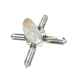 Generador de Energía de Cuarzo Cristalino con Diseño de Chakra y Pirámide, Tema de Amor Feng Shui, el Más Vendido - Product Image 1