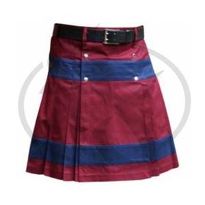 Kilt traditionnel Fortis Sports de qualité supérieure en coton lourd et laine acrylique confortable - Product Image 3