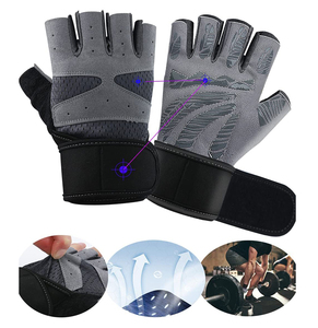 Guantes de entrenamiento para hombre y mujer, manoplas de gimnasio para levantamiento de pesas con soporte de muñeca, flexibles y duraderos, precio barato - Product Image 1