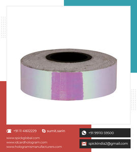 Autocollant Morph fluorescent PET holographique 3D personnalisé en gros étiquettes d'emballage d'artisanat d'adhérence industrielle personnalisées - Product Image 5