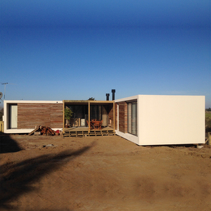 Chine Bungalow moderne préfabriqué <span class=keywords><strong>chalet</strong></span> <span class=keywords><strong>jardin</strong></span> maison grand-mère café plat maisons préfabriquées maison à ossature en acier <span class=keywords><strong>de</strong></span> calibre léger - Product Image 3