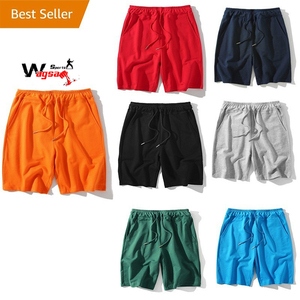 Wholesale Custom LOGO men's Workout 100%Cotton French Terry <b>Shorts</b> Sport men Fitness sweat <b>Shorts</b> - Product Image 6