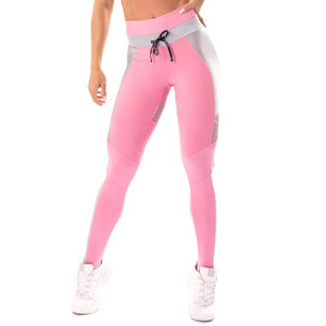 Nouveauté 2025 100% Polyester femmes solide rose vêtements de sport Leggings sur mesure femmes Leggings yogi Legging - Product Image 1