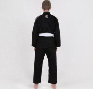 Traje de Karate negro de tela de algodón profesional Unisex Karate Gi con diseño personalizado para adultos en conjuntos de Judo y MMA - Product Image 5