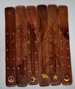 SHEERI HANDICRAFTS Porte-encens en bois sur mesure, fabriqué en Inde, écologique, artisanal, pour bâtonnets d'encens, modèle - Product Image 4