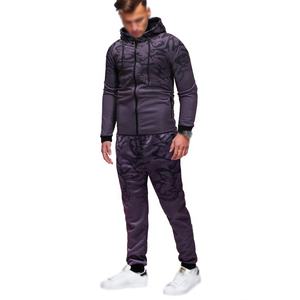 2025 Wholesale Custom sublimated Sweatsuits Sublimation Printed Men Sportswear Tracksuits Latest Design Zipper Slim Fit - Product Image 3