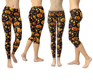 Leggings pour femmes Pantalons de yoga pour adultes, vêtements quotidiens, vente en gros de leggings rayés extensibles en coton pour femmes - Product Image 6