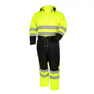 wholesale hi vis long sleeve overalls work visibility safety workwear coverall - Product Image 6