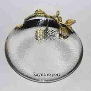 Hammered Design Metal <b>Tray</b> - Product Image 2