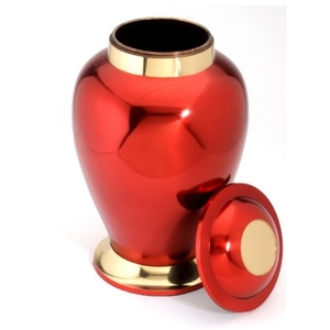 Red Brass Heart <b>Keepsake</b> Cremation Urn for Human and Pet <b>Ashes</b> Small Memorial Urn Decorative Funeral <b>Keepsake</b> Storage - Product Image 1
