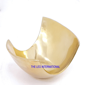 Tazón Chapado en plata con forma de concha de Metal de latón, cuenco decorativo de acento para el hogar moderno de la más alta calidad - Product Image 2