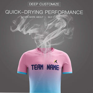 Uniforme de fútbol de alta calidad para mujer, uniforme de equipo de sublimación seca con cuello en V - Product Image 3