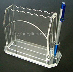 ot Sale <b>Acrylic</b> Clear Desk Organizer Desktop Book Holder Clear Office File Organizer - Product Image 5