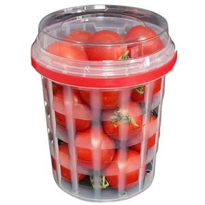Filet de fruits en plastique transparent couleur personnalisée matériau sans BPA 5mm d'épaisseur pour poignée d'emballage alimentaire myrtille fraise champignon - Product Image 1