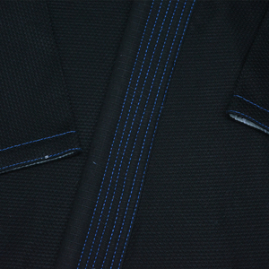 BJJ GI BJJ-KIMONO personalizado, azul, con costuras amarillas, 2022 - Product Image 6