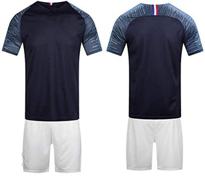 Conjunto de uniforme de fútbol sublimado personalizado para jóvenes y adultos Logotipo de ropa deportiva impresa incluye camiseta servicio OEM para atletas - Product Image 3