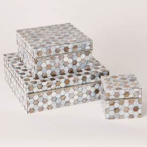 Nuevo Diseño, Juego de 100 Cajas de Nácar, Ecológicas, Duraderas, Personalizadas, Decoración para el Hogar, Venta al Por Mayor - Product Image 1