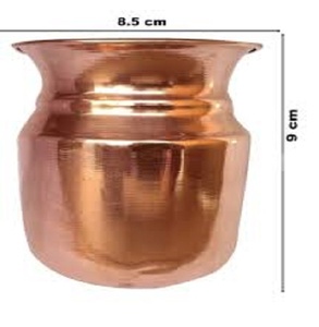 ออกแบบ Lota ทองแดงแบบดั้งเดิมสำหรับพูจาและตู้กดน้ำสำหรับบ้านและวัด - Product Image 1