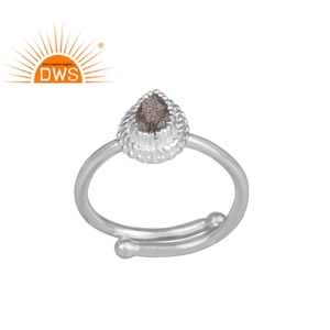 Pear Cut <b>Labradorite</b> Gemstone <b>Ring</b> Jewelry Fine 925 Sterling Silver Designer <b>Ring</b> Jewelry Wholesaler - Product Image 1