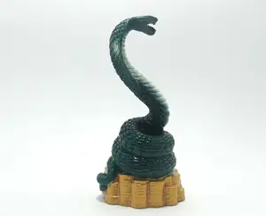 Estatueta de cobra de poliresina para decoração de casa/estátua de cobra