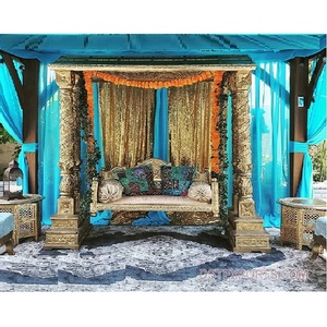 Trendy <b>Mehndi</b> Celebration Outdoor Swing Ideas Vibrant Garden Swing for Haldi <b>Mehndi</b> Events Outdoor <b>Mehndi</b> Ceremony Wooden Swing - Product Image 1