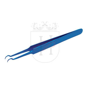 สแตนเลสต่อขนตาสีฟ้าครึ่งรอบปริมาณแหนบฉลากส่วนตัว,ที่มีคุณภาพสูงสแตนเลสแหนบขนตา - Product Image 1