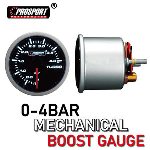 Kit de jauge de rehaussement mécanique de voiture, accessoire mécanique blanc LED, série BF, 52mm, 4BAR, 7 pouces - Product Image 5