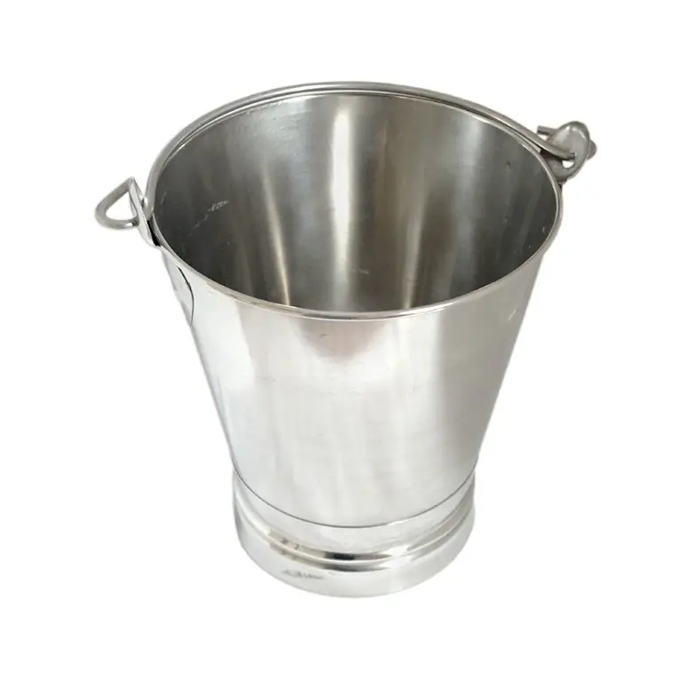 High quality stainless steel bucket 20l metal bucket water bucket milk buckett for family industrial hotel school
