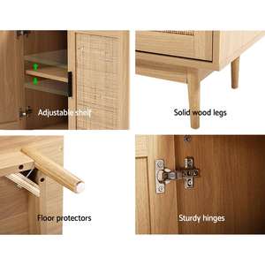 ตู้หวายและไม้ธรรมชาติสำหรับห้องนั่งเล่นห้องอาหารตู้ข้างหวายแฮนด์เมดจากเวียดนาม - Product Image 4