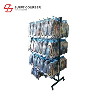 Thiết Kế Mới Nhất <span class=keywords><strong>2</strong></span> Tấm Tường Bên Cửa Hàng Dép Túi Xách Sandal <span class=keywords><strong>Rack</strong></span> Kệ Trưng Bày Giày - Product Image 3