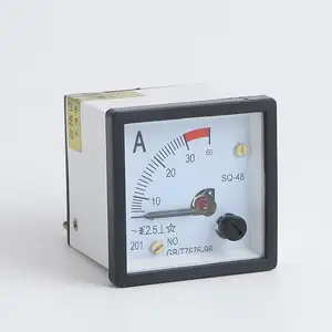AC 0-20A 1A 2A 3A 5A 10A 15A 20A 30A 50A Analog Panel Amperemeter Gauge Ampere Strom Meter SQ- 48