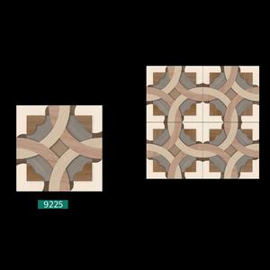 Commercial building dark grey <b>matt</b> finish porcelain wooden <b>floor</b> tile 40x40cm - Product Image 2
