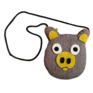 Sac à main en feutre fait main de qualité supérieure du Népal Style fantaisiste intégré avec fermeture à glissière pour un usage quotidien - Product Image 1