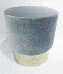 Top Quality Stool for Bedroom, Wedding, Parties for Bedroom Modern <b>Round</b> <b>White</b> and Gold Finishes Standard Size Stool - Product Image 5