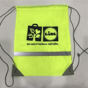 Polyester Nylon Gym Bag Promotional Soccer Bags Travel Drawstring Bag - Product Image 5