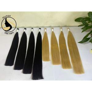 Extensions de cheveux vierges à cuticules, naturelles, lisses, couleur blond, pour femmes, meilleure vente, - Product Image 6