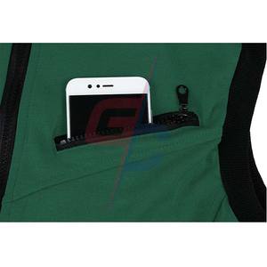 Gilet à capuche coupe ajustée sans manches pour hommes Gilet à fermeture éclair et cordon de serrage Fournisseur de poches - Product Image 5