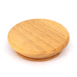 Couvercles en bois vernis de haute qualité anti-déversement avec joint hermétique, taille personnalisée, marque OEM, pour bocaux de type Weck Smart - Product Image 4