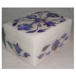 Boîtes en marbre nacre pour cadeaux de mariage - Product Image 1