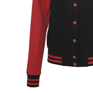 Veste universitaire Letterman de baseball personnalisée pour femmes vente en gros conception vierge unie avec manches en cuir respirant pour l'hiver - Product Image 4