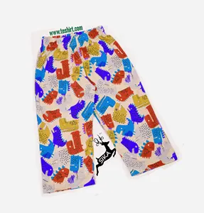 Mais recente moda infantil e crianças leggings capri algodão do bebê calças de menino Atacado Mais Recente projeto de Malha de Algodão calças Infantis Do Bebê