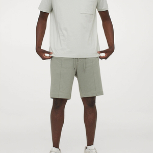 Wholesale Men Custom Cotton Blank Gym Jogger Sweat Shorts - Product Image 1