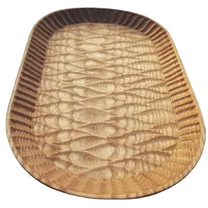 2024 Bamboo plates Wood Baby Plate Bamboo Baby Bowl Vietnam Manufacturer Competitive Price Bamboo Wood Baby Plate Online Selling