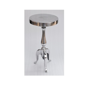 ราคาที่ดีหินอ่อนรอบโลหะโต๊ะกาแฟบ้านโรงแรมโต๊ะกาแฟตกแต่งโซฟาตารางด้านข้าง - Product Image 5