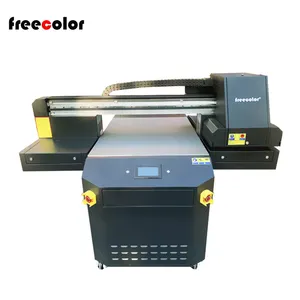 Freecolor A1 + 3 सिर सफेद आकार के साथ 70X100cm यूवी प्रिंटर का नेतृत्व किया और वार्निश मुद्रण के लिए ग्लास/लकड़ी/धातु/एक्रिलिक प्रिंटर